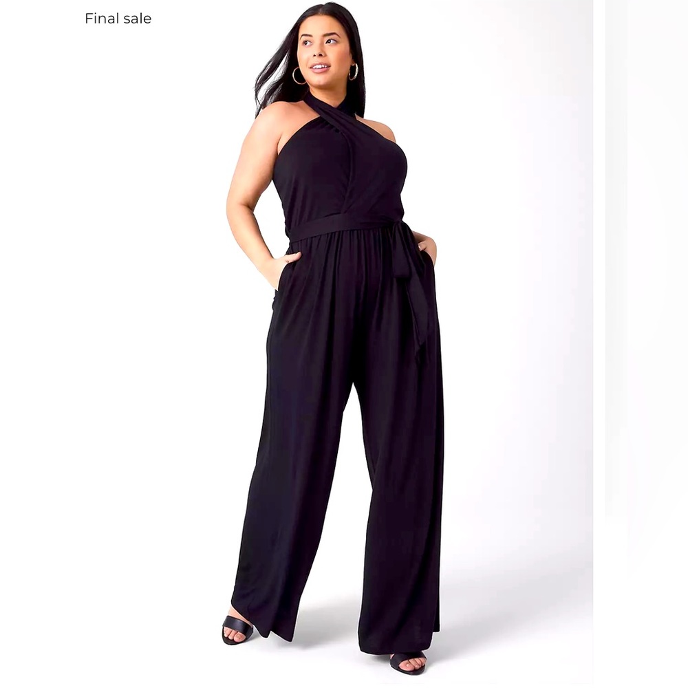 Lane Bryant Sleeveless Criss Cross Front Halter - size 14/16